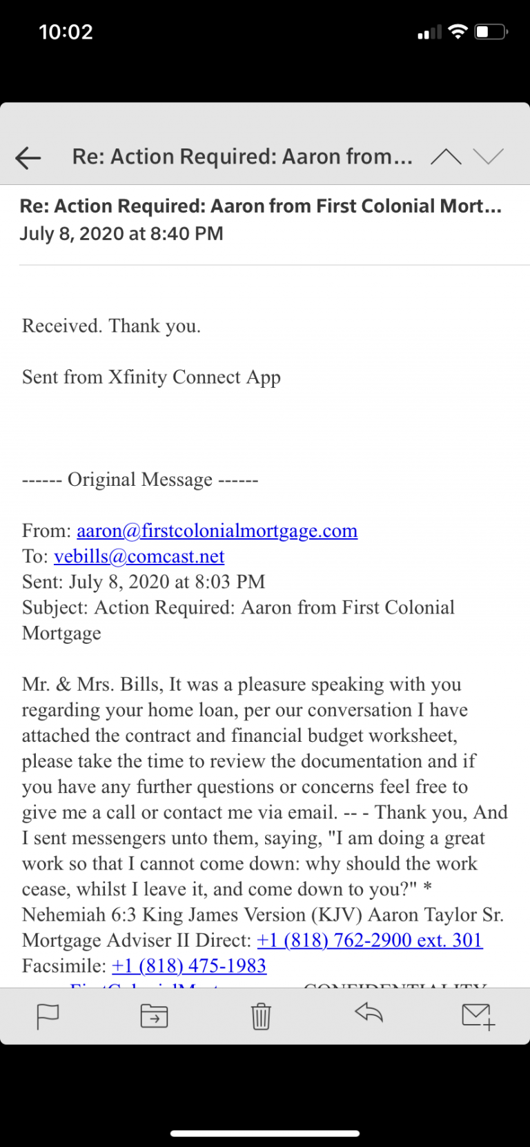 First Colonial Mortgage